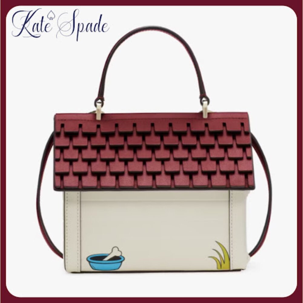 NWT Kate Spade X Disney Dog House Disney Lady Tramp Leather Bag Crossbody Purse - Picture 8 of 13